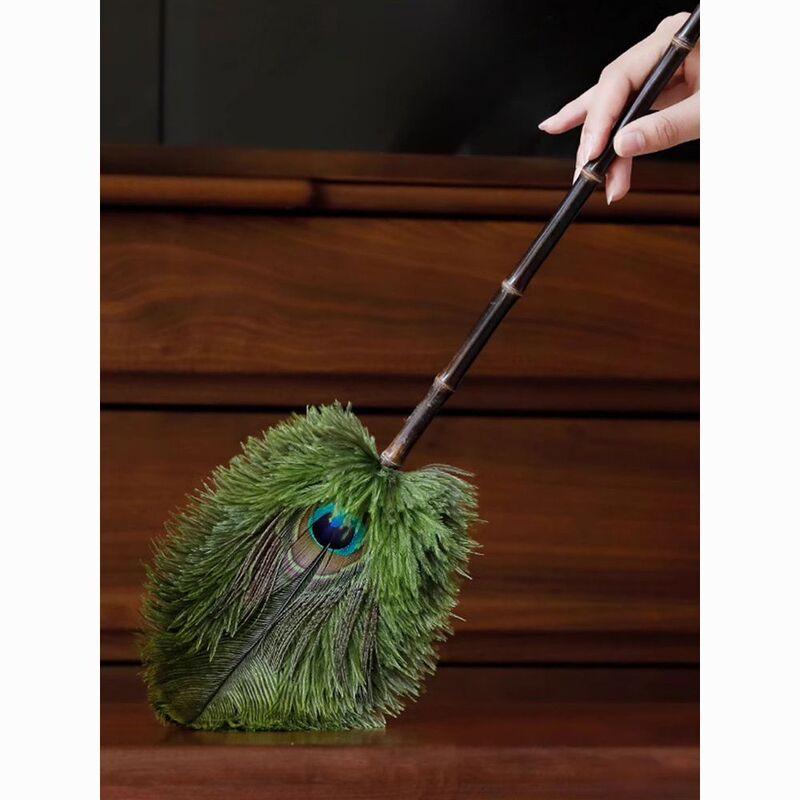 Directly from the Manufacturer, Wind-In-Sun Peacock Feather Ostrich Feather Duster, Original Chinese Style Feather Duster, Space Decoration