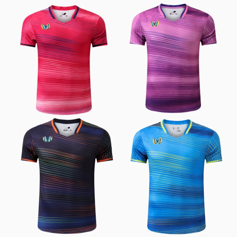 2023 новый костюм для настольного тенниса для мужчин и женщин с короткими рукавами