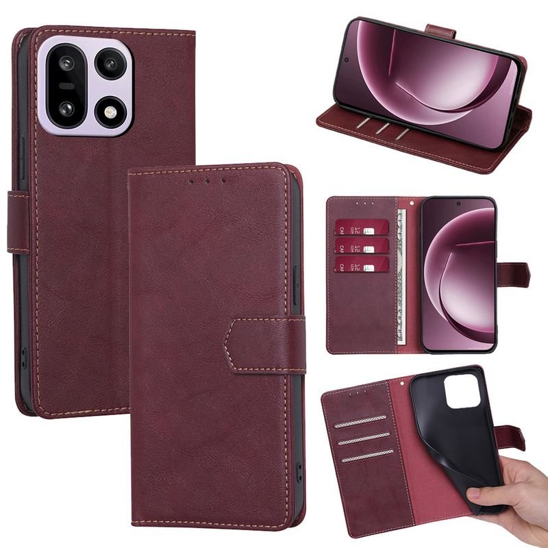 Suitable for Oneplus Ace6T Mobile Phone Leather Case Oneplus13T Wallet Nord Ce4Lite Cowhide Pattern Flip Cover Case Suitable for Oneplus Ace6T Mobile Phone Leather Case Oneplus13T Wallet Nord Ce4Lite Cowhide Pattern Flip Cover Case