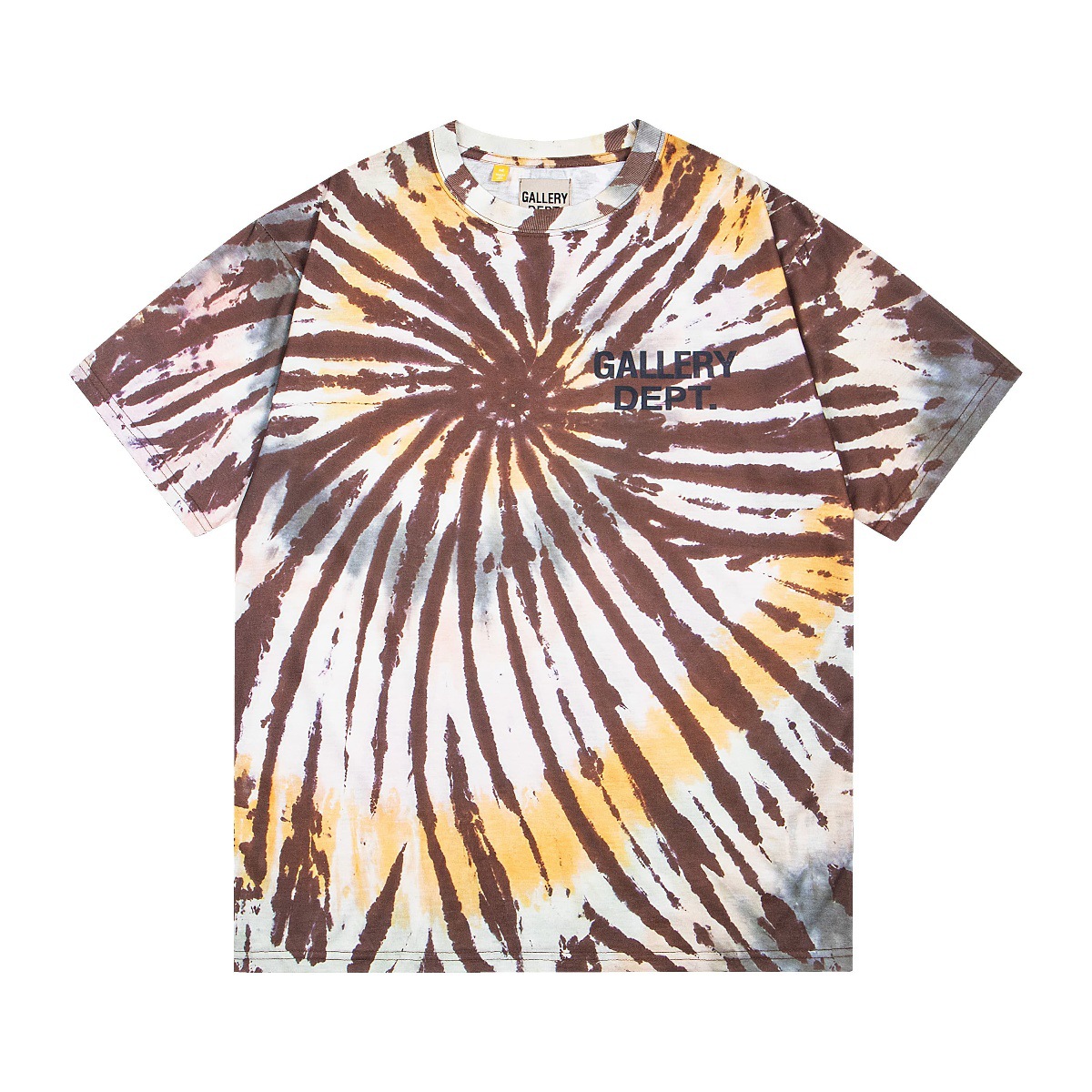 AmiriGALLERY DEPT nueva impresión de tie-tie Meish High Street hombre y mujer casual cuello redondo camiseta de manga corta