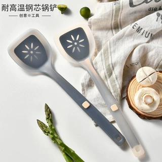 德国硅胶锅铲不粘锅半透明铲家用耐高温烹饪铲炒菜铲子厨房工具