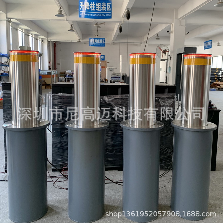 攀枝花资阳全自动液压升降柱,尼高迈厂家现货伸缩路桩,电动防撞柱