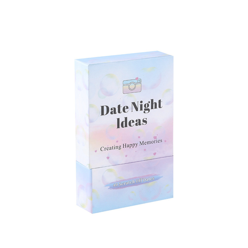 Cross-Border English Datenightideas Scratch-Off Intimate Date Game Board Game Cards Valentine's Day Cards