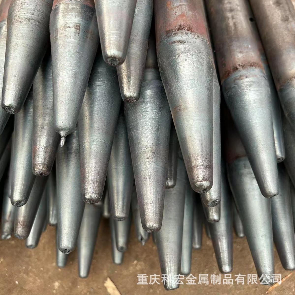 重庆108R780注浆管 跟管靴管超前小导管 中空注浆锚杆 锚杆配件厂