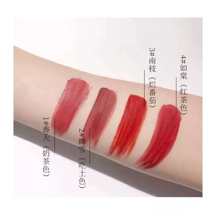 BCM Daolisi Yun Перо губная помада-блеск Velvet Matte Молочный чай Гнилой помидор Блеск губ оптом Dropshipping