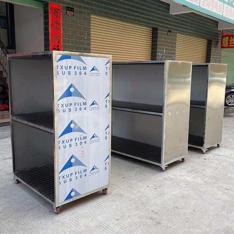 Gabinete de malla de acero de PCB Gabinete de colocación de malla de acero de acero inoxidable SMT Estante de colocación de malla de acero de impresión Gabinete de almacenamiento antiestático extraíble