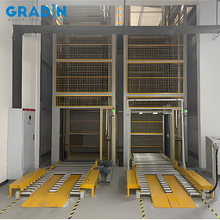工厂辊筒输送线往复式提升机垂直电动托盘货物垂直往复提升机
