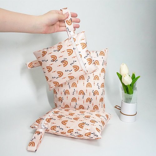 Cross-border single pocket waterproof storage bag baby carriage diaper bag reusable Wet Bag factory wholesale