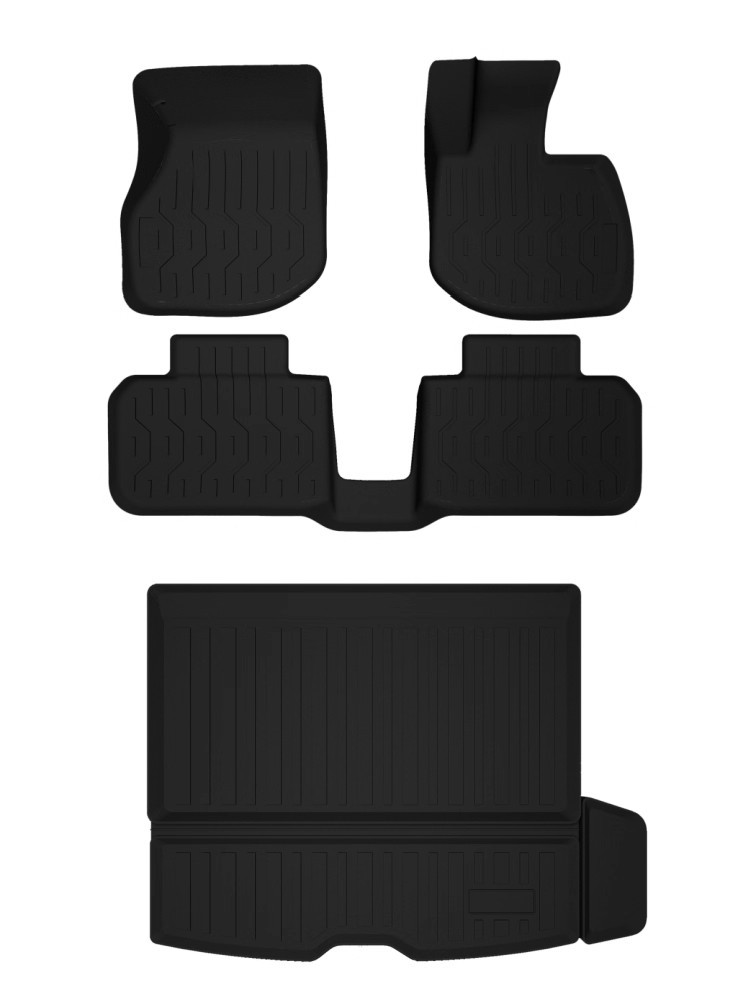 Special Right-Hand Drive Bmw Bmw Ix1/U11/Edriver25/30 Car Floor Mats Tpe Rubber Waterproof Driving Peptide