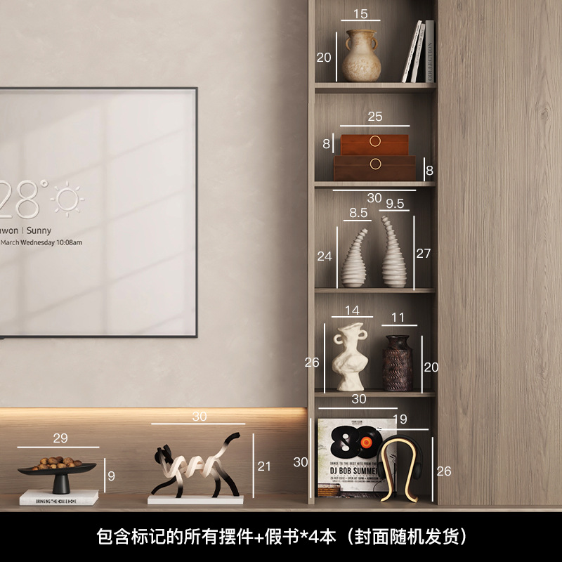 艺贝子侘寂风客厅小众个性陈列陶瓷装饰品高级感民宿开放格摆件