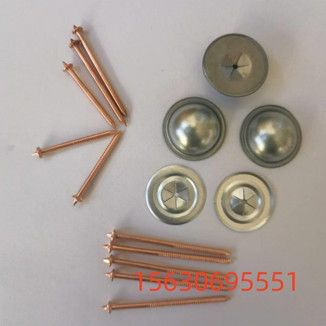 船用镀铜碰钉 保温棉固定钉 镀锌盖帽 锁片自锁压片焊钉 低碳钢