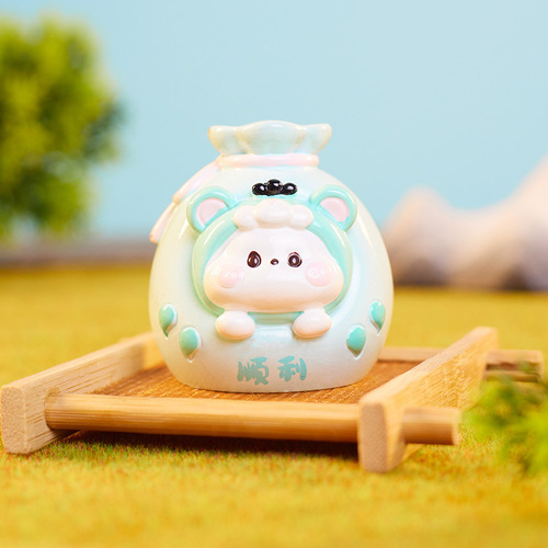 Creative Cartoon Animal Party Blind Box Doll Resin Cartoon Figure Doll Ornament Boy's Best Friend Birthday Gift