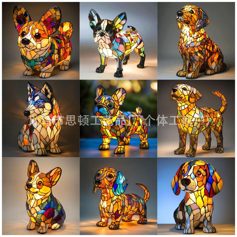 跨境魔幻幻彩奇异狗狗灯Cat Lamp-Dachshund Lamp-Bigfoot Lamp|undefined