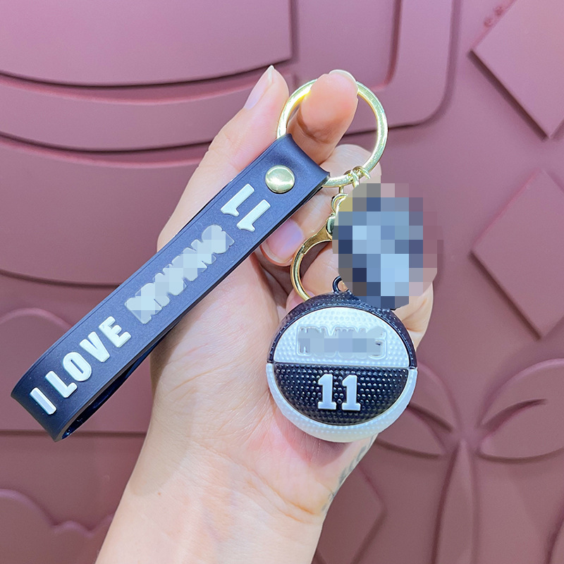 Estrella Baloncesto llavero Kobe Curry James Owen mochila estudiante colgante recuerdo moda pequeño regalo