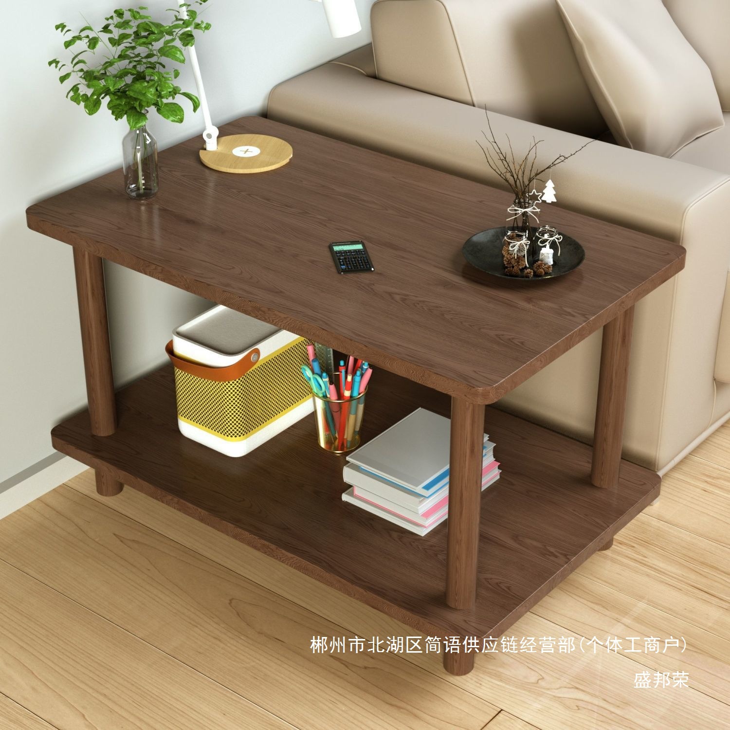 Fábrica directa pequeña mesa de cabecera de alquiler de alquiler de habitaciones mesas de cabecera de dormitorio mesas de té mesas image 4
