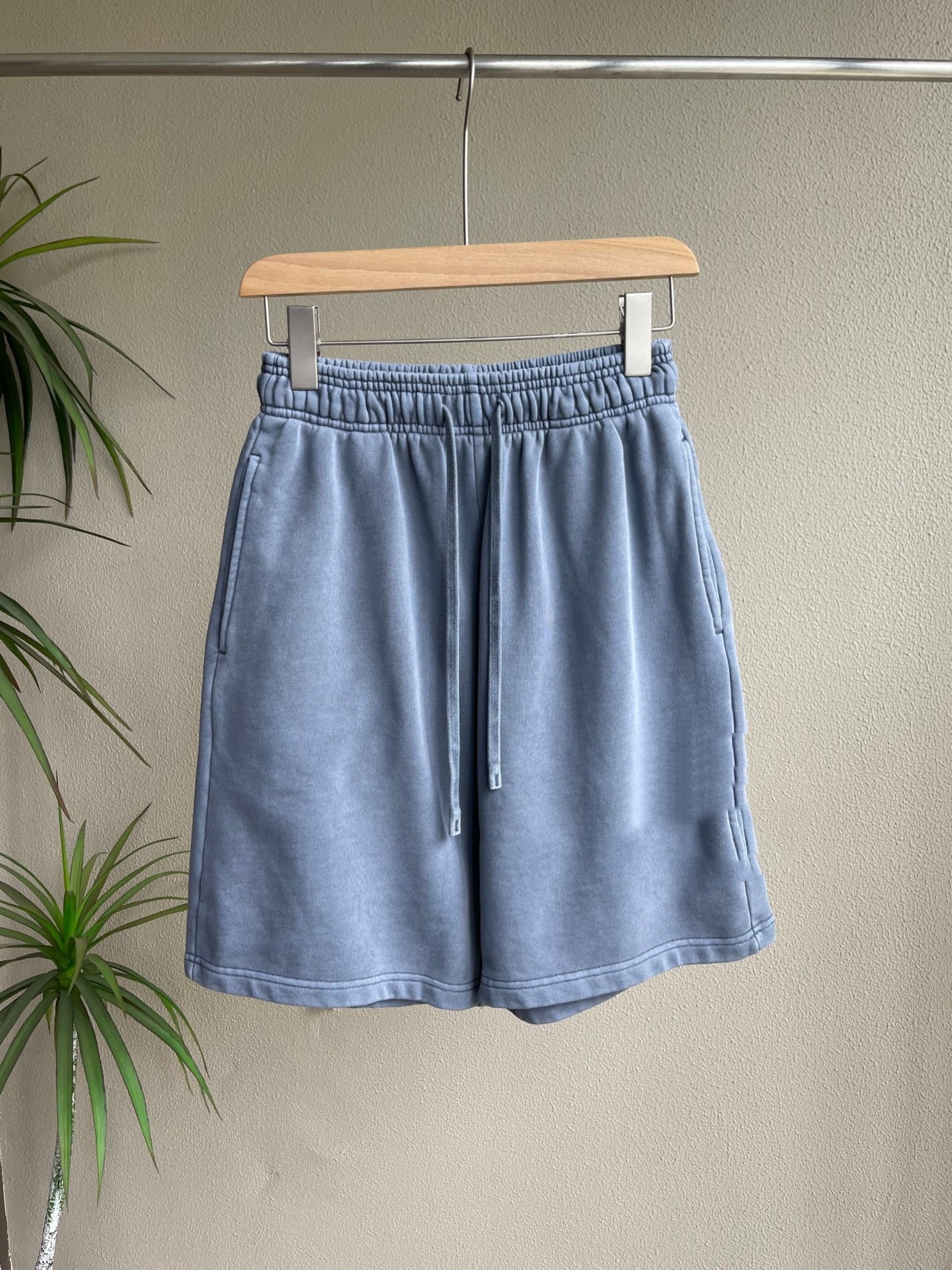 Lavados brazalete básico de Terry pantalones cortos de pareja lavado en agua brazalete básico de terry pantalones cortos de verano