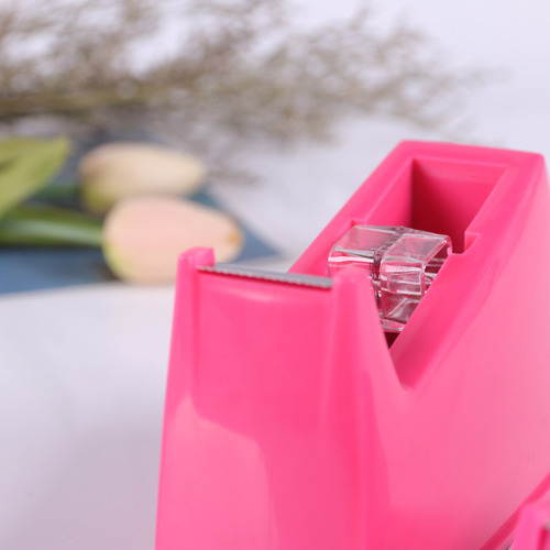 Small transparent tape cutter small tape holder floral packaging stationery tape table tape machine sealing wholesale