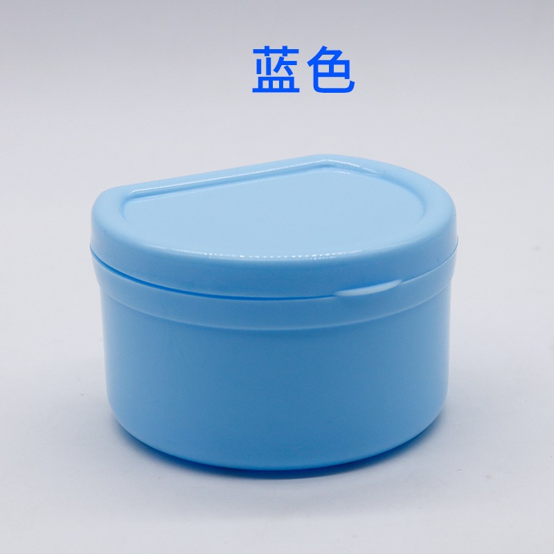 Caja de dientes dentales con caja de almacenamiento de colador caja de pezón caja de almacenamiento de dientes caja de soporte de ortodoncia caja de dentadura portátil