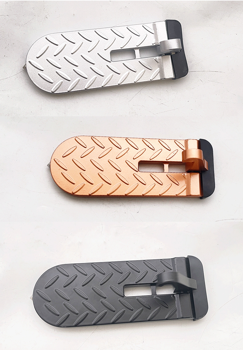 Car Foot Pedals, Snow Removal and Climbing Roof Foot Pedals, Door Side Pedals with Snow Shoveling and Snow Scraping Right-Angle Extended Pedals