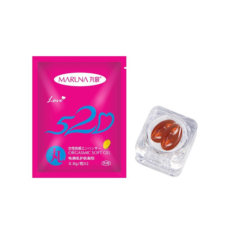 Marunai 520 Gel de orgasmo para mujeres, 2 cápsulas, líquido lubricante para orgasmo para partes privadas, alivio de la sequedad, gel antibacteriano image 5
