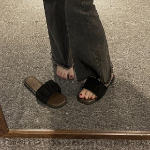 Papuci de vară noi cu plată, haine de exterior pentru femei, sandale cu o singură linie, tocuri pentru gravide, confortabile și elegante, cu vârf pătrat, pantofi_voghion.com