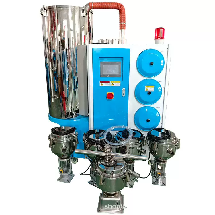 三级一体除湿干燥机一对四快速烘干塑胶原料新款