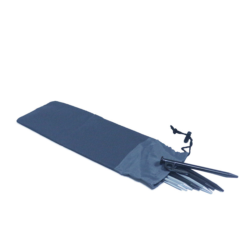 Engrosada Oxford paño campamento bolsa de uñas dosel tienda a prueba de viento cuerda hebilla bolsa de organización acampar al aire libre tierra bolsa de almacenamiento de uñas 30cm