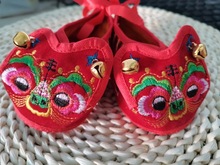 婴儿布鞋新款棉虎头鞋宝宝手工软底老虎鞋猫头鞋软底透气鞋批发