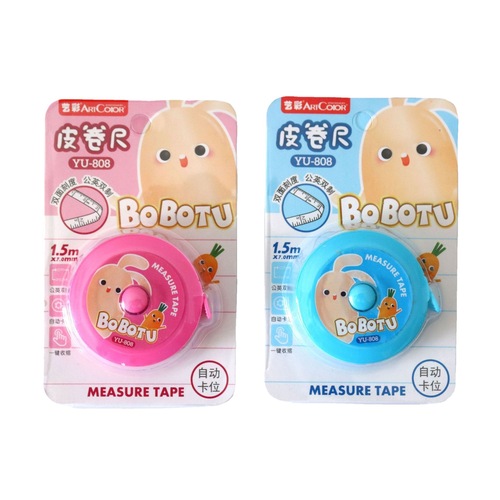 Wholesale cute cartoon small tape measure portable ruler flexible ruler mini waist measurement three-dimensional measurement online shopping meter ruler