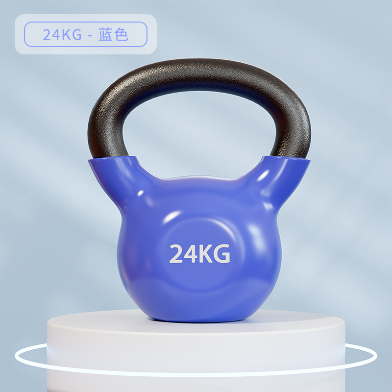 Pot de hierro fundido sólido profesional damas de acondicionamiento físico doméstico pequeño volumen de 6 kg de inmersión de plástico pot de moldeo de tipo duro