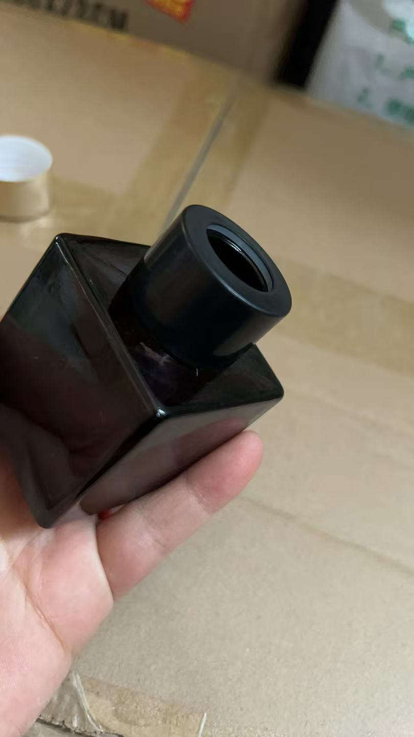 50ml 정사각형 투명 검정색 선택(모두 사용자 정의 가능)