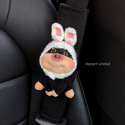 Bee Dog Car Seat Belt Seat belt shoulder pad - rabbit-ears-bee-dog-shoulder-pads