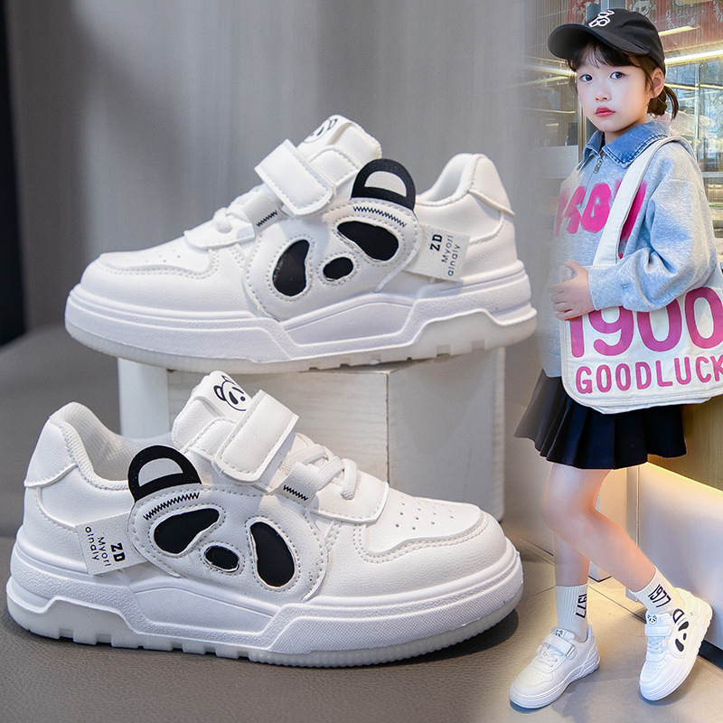 Children's non-slip white white sneakers for boys