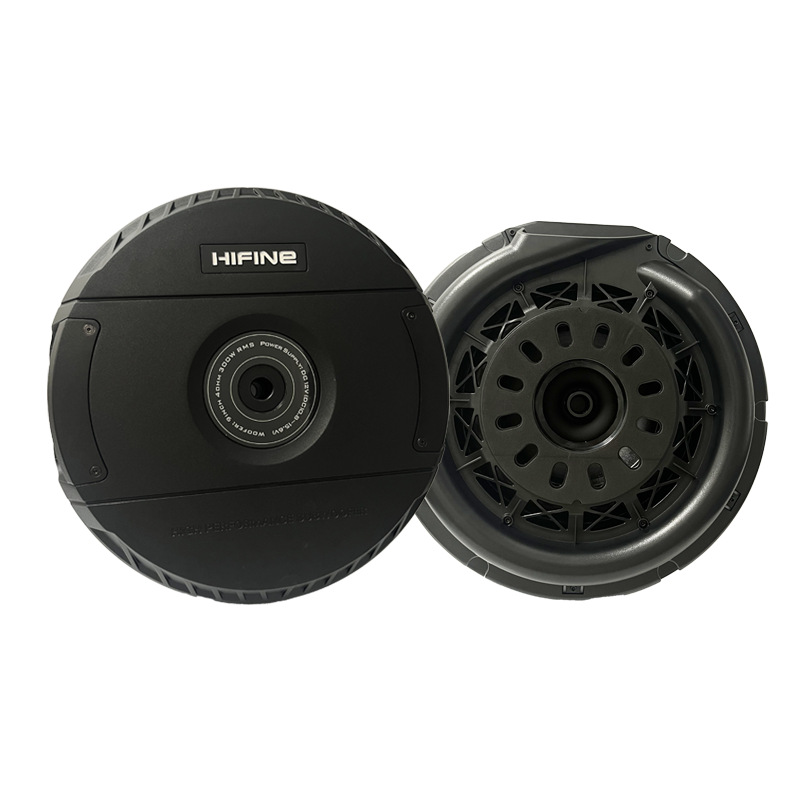 Manufacturer Wholesale Car Audio Subwoofer Class D High Power 500W Active Built-In Amplifier Spare Tire Subwoofer