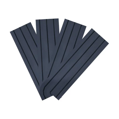 Rv Modified Foot Mats, Anti-Aging – Avtomobil döşəmə paspasları - gray-horizontal-stripes-6019cmset-4-piecesset
