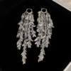 Shiny earrings, style