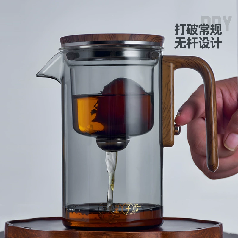 Teapot, glass liner, cigarette holder, tea set