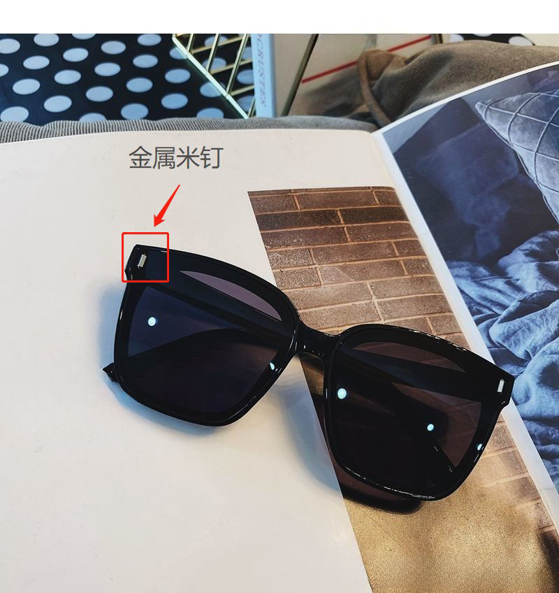 [편광 하이 퀄리티 금속 힌지] 블랙 프레임 블랙 그레이 피스