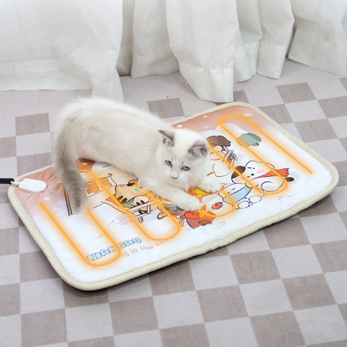 [rice cake NianGao] snow camping pet cat and dog electric blanket heating winter warmth constant temperature removable and washable