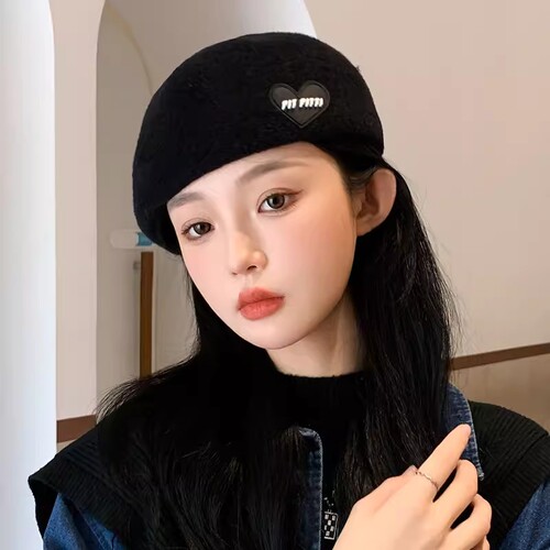 Wholesale Bucket Hat for Women - Autumn/Winter Reverse Band Forward Design Korean Version - Face-Smoothing, Versatile, Retro, Artisanal Design