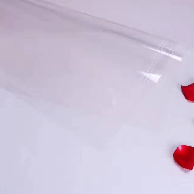 Lilan sola flor bolsa transparente simple viento alambre papel de embalaje Rosa bolsa Flor de Papel hecho a mano flor ramo de papel al por mayor