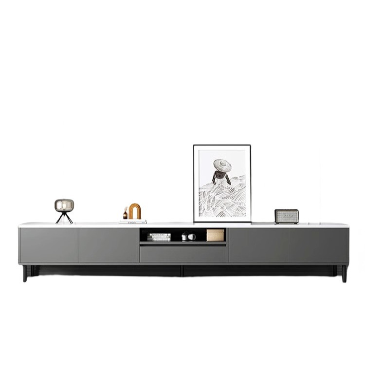 2023 nuevo gabinete de TV moderno minimalista sala de estar casa pequeño apartamento piso lado gabinete armario de almacenamiento integrado