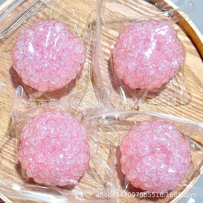 美しいピンチ氷河手作りボール透明クリスタルピンチドライピンチクリエイティブ減圧おもちゃボールは形を変えることができます|undefined