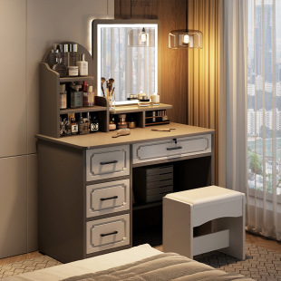 Dressing Table Small Modern Simple New Style Light Luxury Dressing Table Integrated Dressing Table 2025 Dressing Table Bedroom Dressing Table