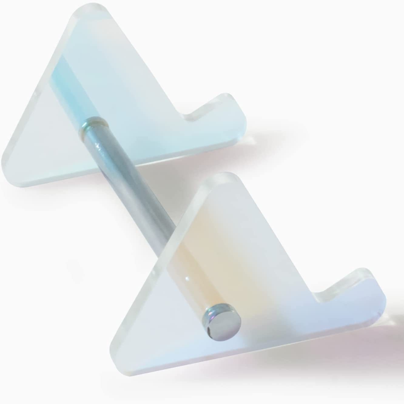 Soporte de teclado acrílico transparente desmontable, de venta caliente transfronteriza, para escritorio, con almacenamiento y elevación, bandeja para teclado de computadora.