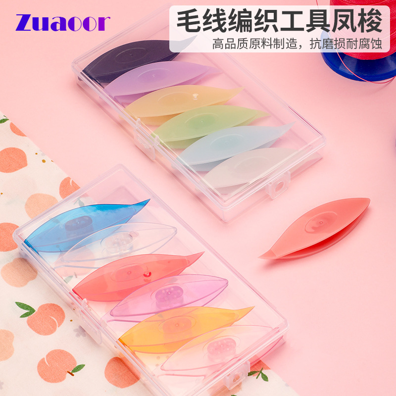 Large Colorfulful Phoenix Eye Shuttle, Crochet Comb, Lace Thread Crochet, Knitting Tools