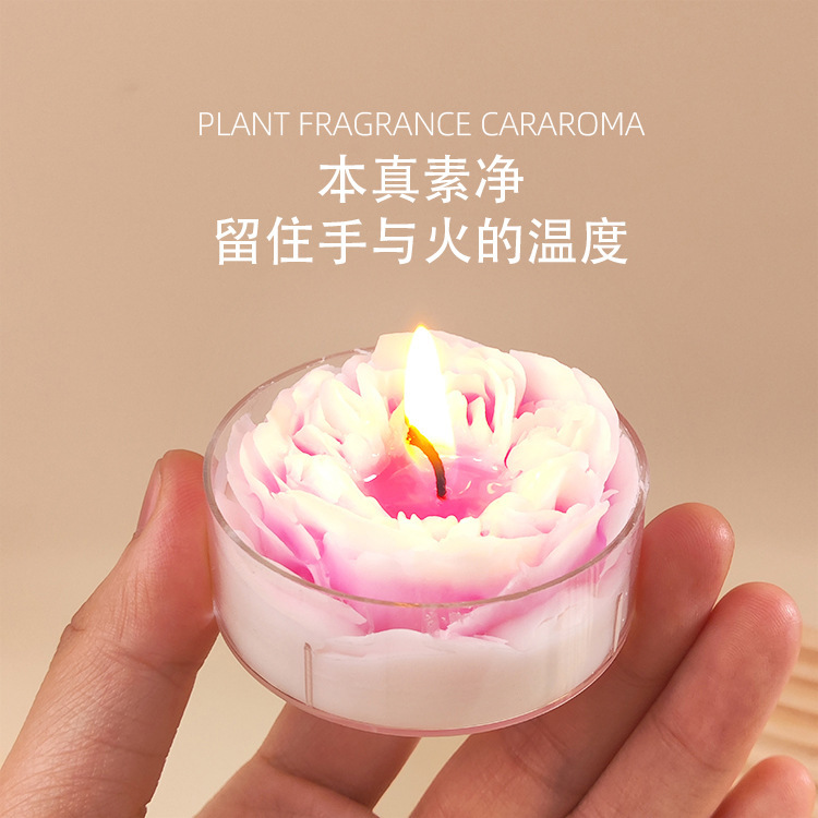 オースティンローズフラワーアロマセラピーキャンドルインスタイルフレグランスアロマセラピー誕生日結婚式バレンタインデーギフト|undefined