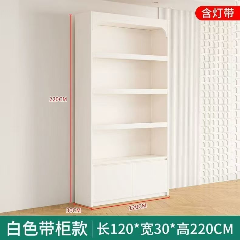 展示柜产品化妆品货架样品美容院置物架美甲多层玻璃门陈列柜子|undefined