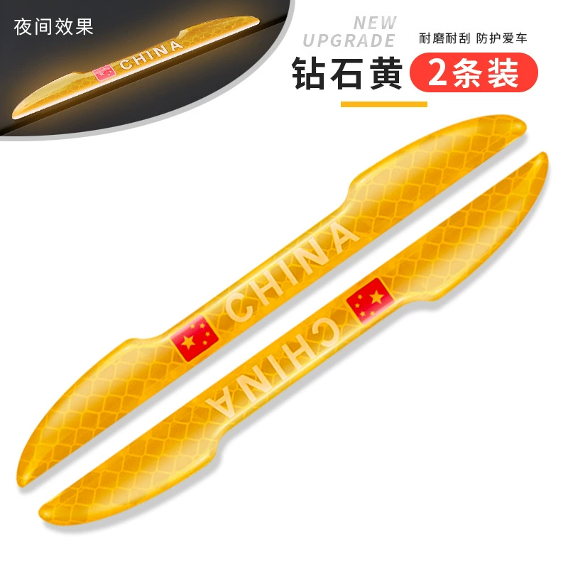 Glowing tape, rear view mirror, decorations, retroreflective sticker