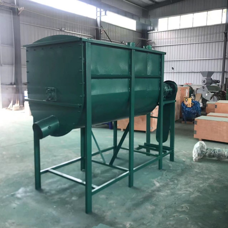 干湿两用饲料搅拌机中小型螺带式混合搅拌机 玉米粉猪饲料混合机